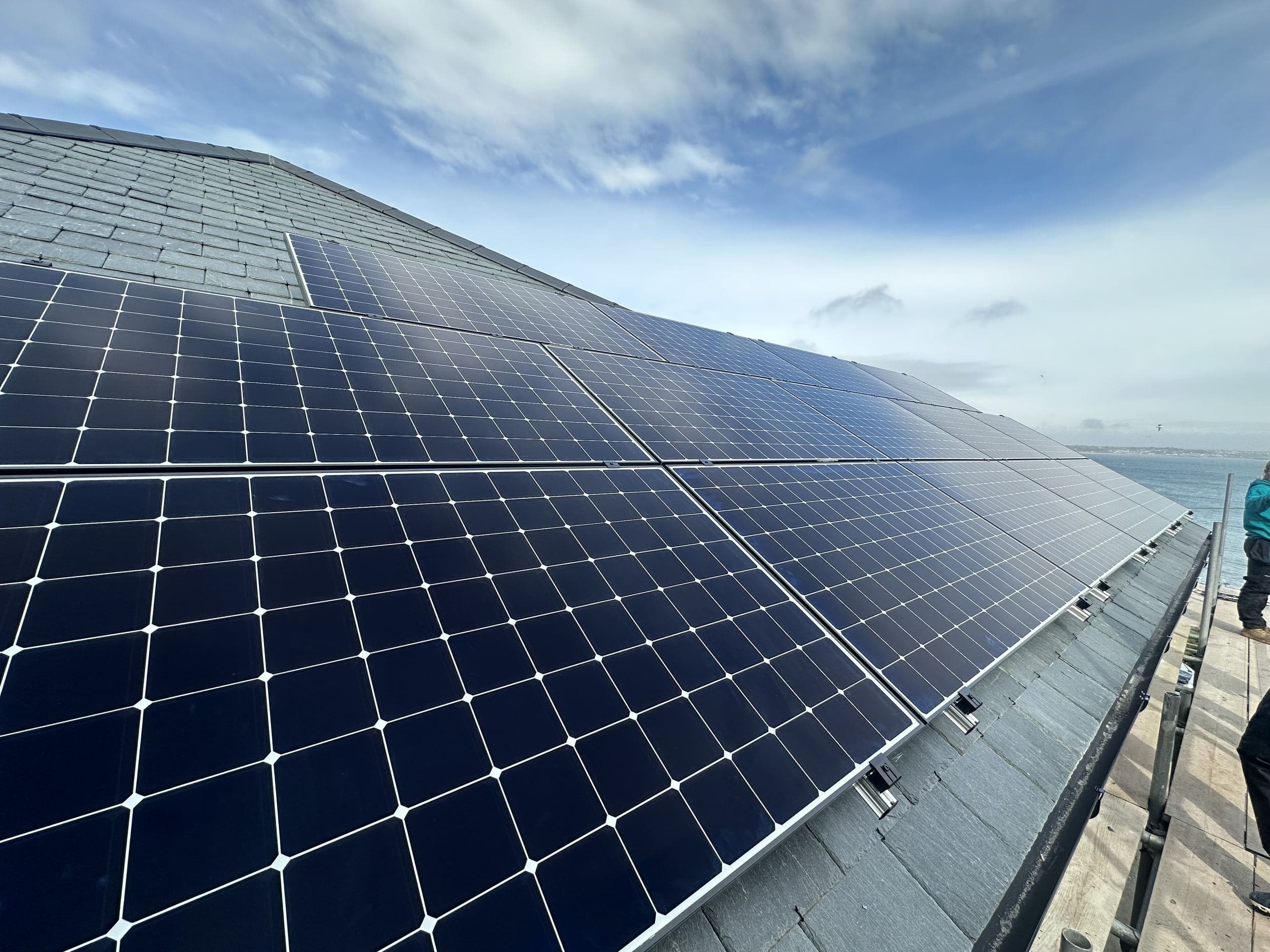 Solar panel install