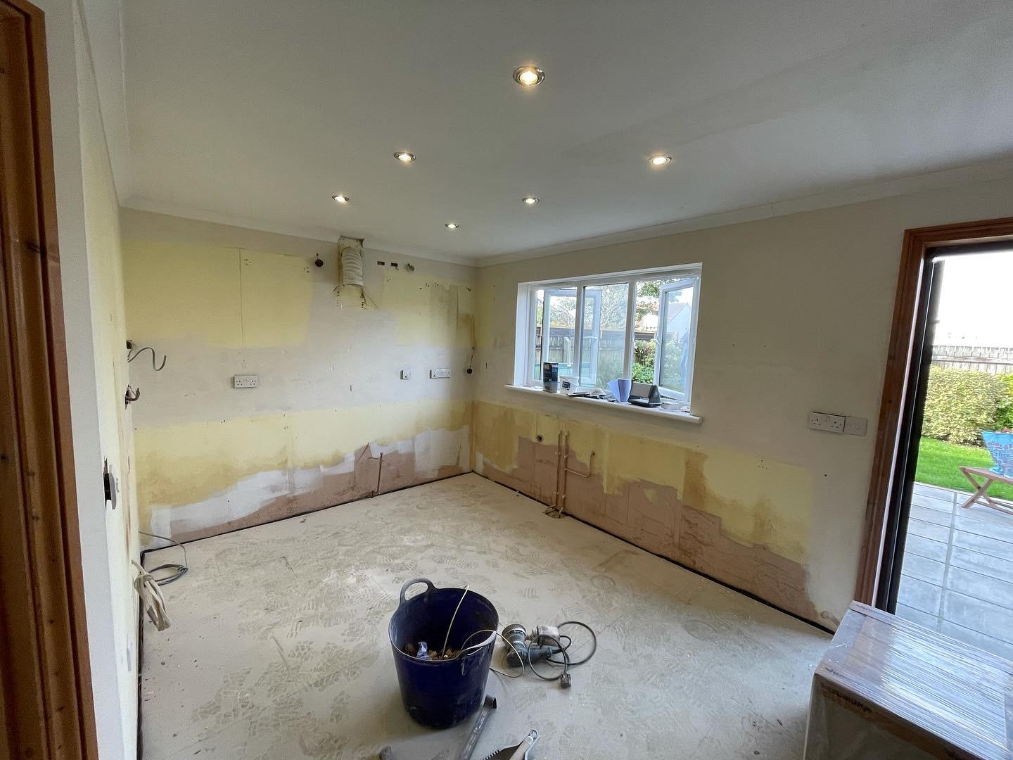 Kitchen renovation, Hayle — before