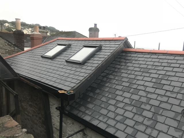 Virgin Place new roof, Mousehole — after